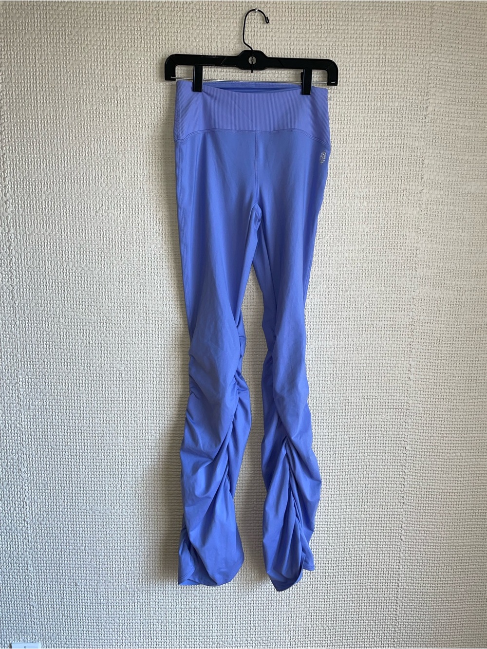 Free People Lavender Ruched Flare Leggings